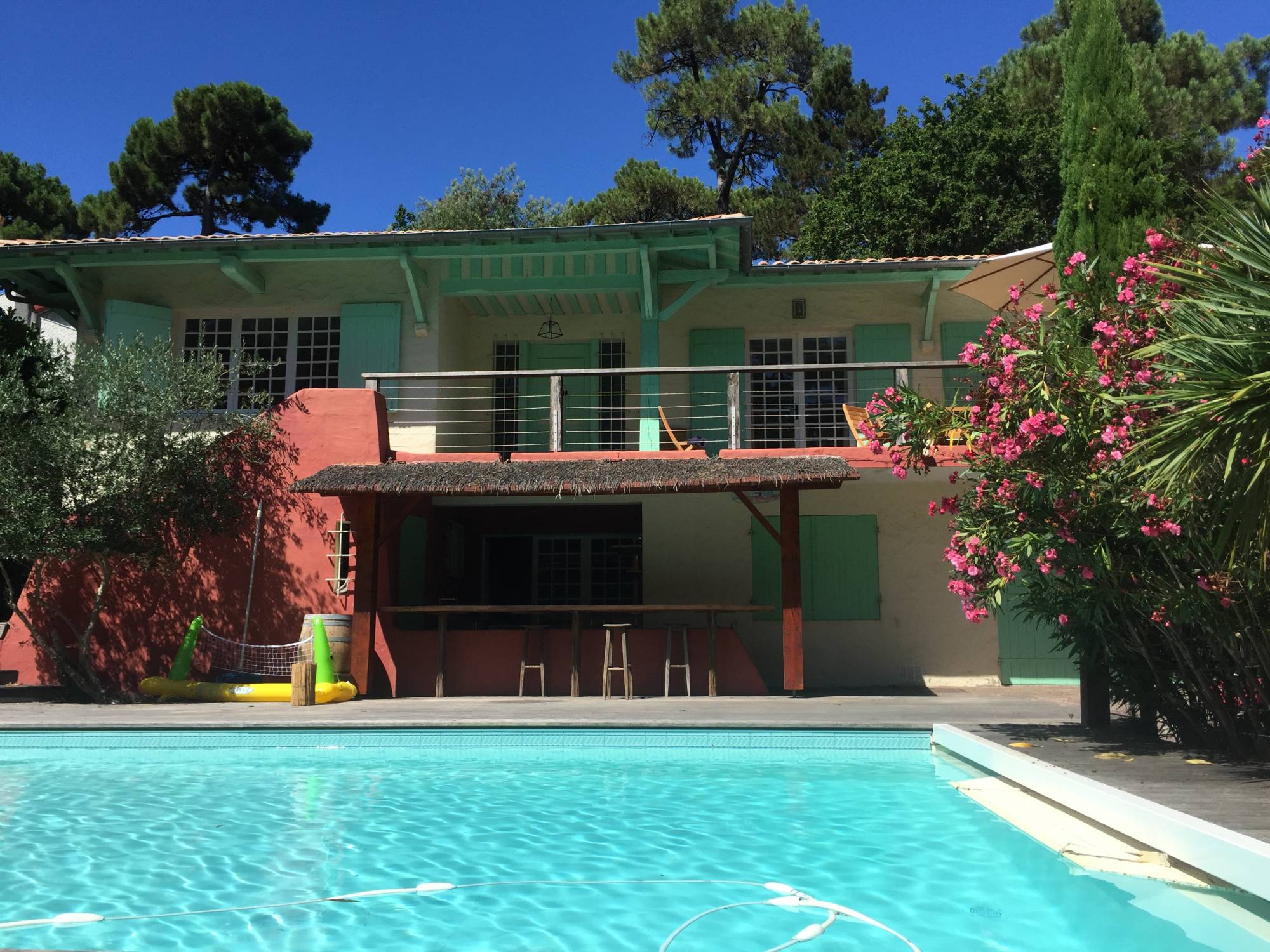 villa à louer arcachon pareire avec piscine