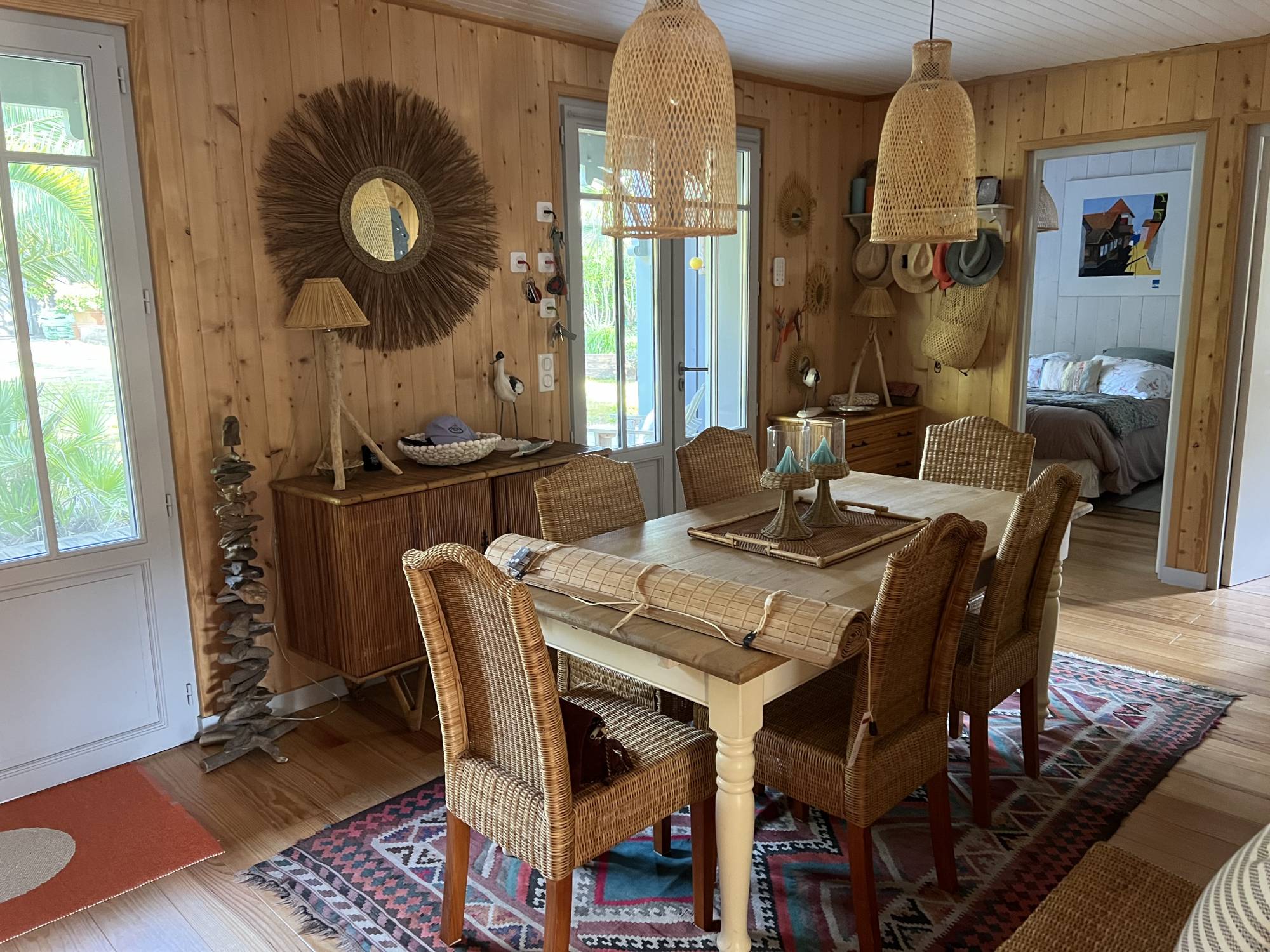 Location villa 5 chambres 10 couchages - Piraillan Cap-Ferret