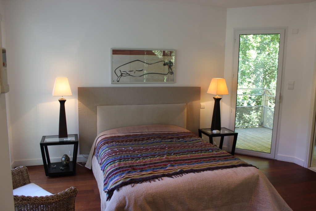 location pereire plage vue bassin standing