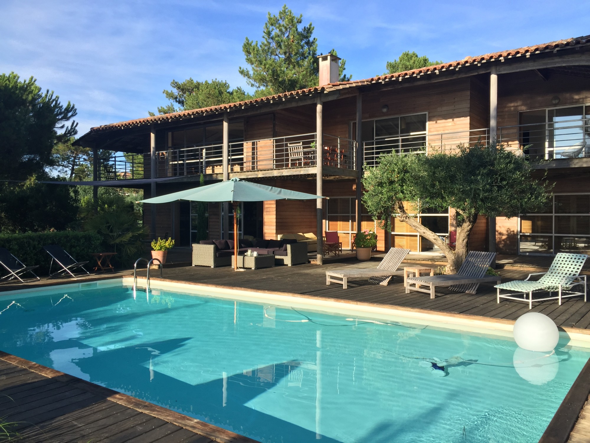 location villa familiale 12 personnes arcachon pyla 6 chambres