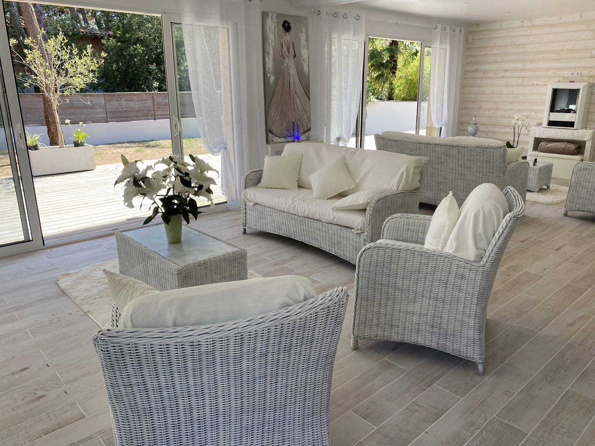 Location villa neuve 4 chambres 8 couchages CAP-FERRET