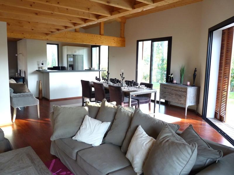 Charmante villa en bois moderne, 4 chambres ,à coté de la dune du Pilat