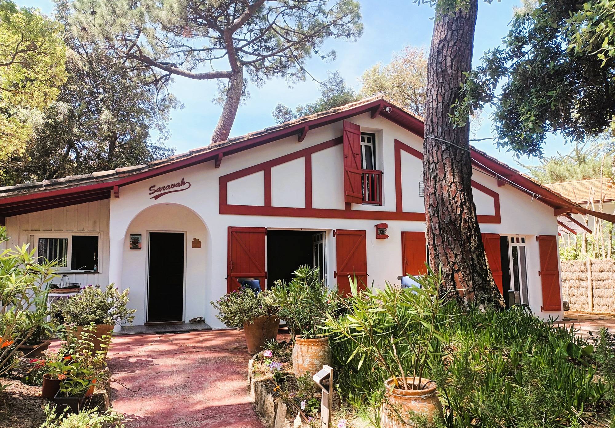 Location jolie maison basco-landaise 3 chambres et jardin - Arcachon Le Moulleau