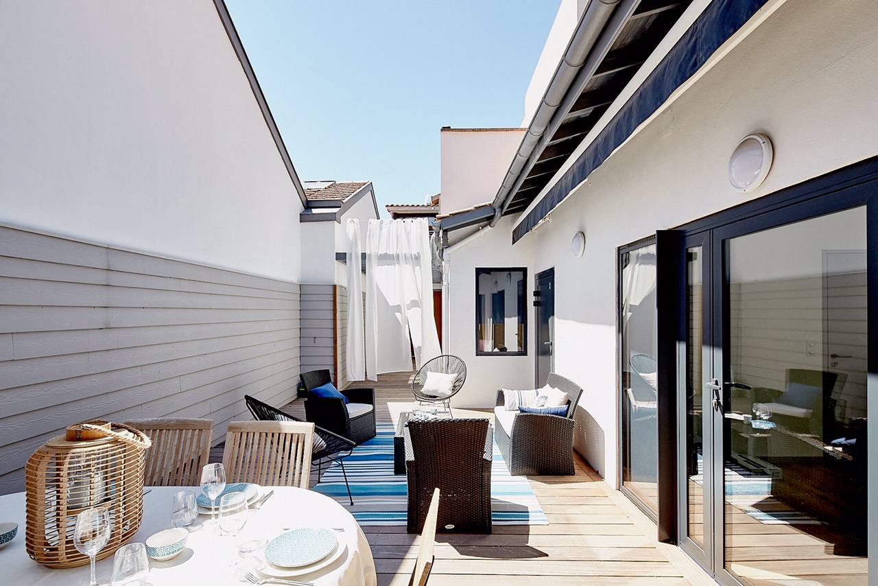 Location maison 3 chambres plage et commerces à pied - Arcachon Le Moulleau