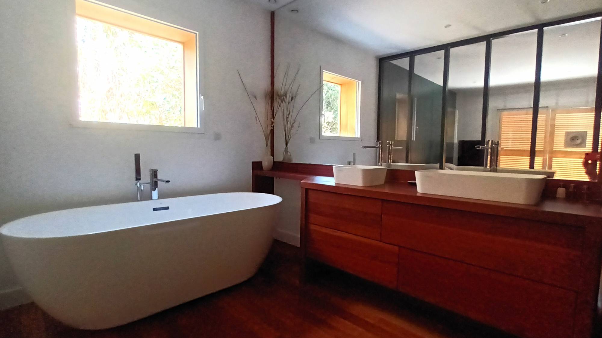 Location magnifique villa d'architecte style cabane avec piscine chauffée - Pyla-sur-Mer