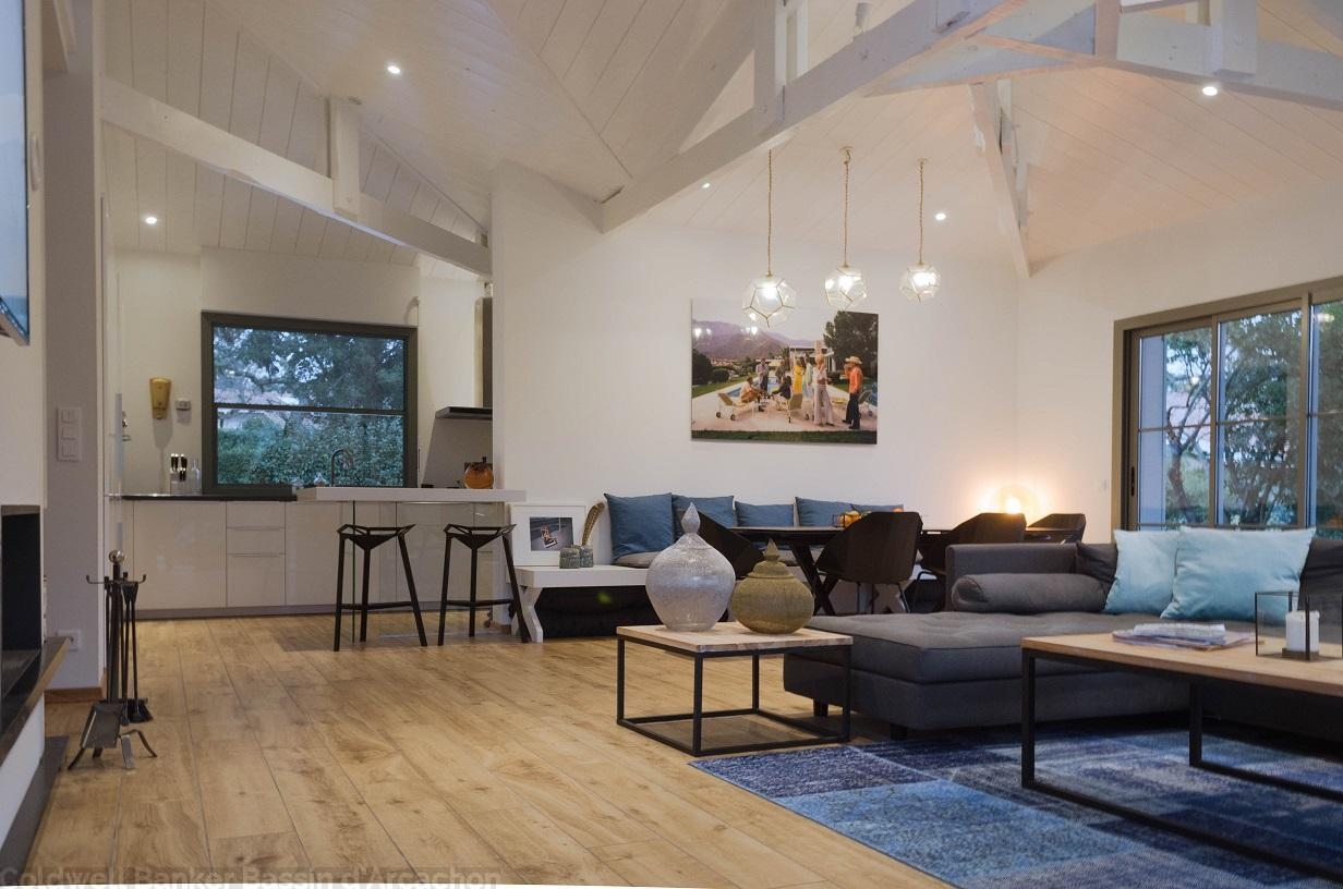 location saisonnière maison moderne 4 chambres et piscine arcachon