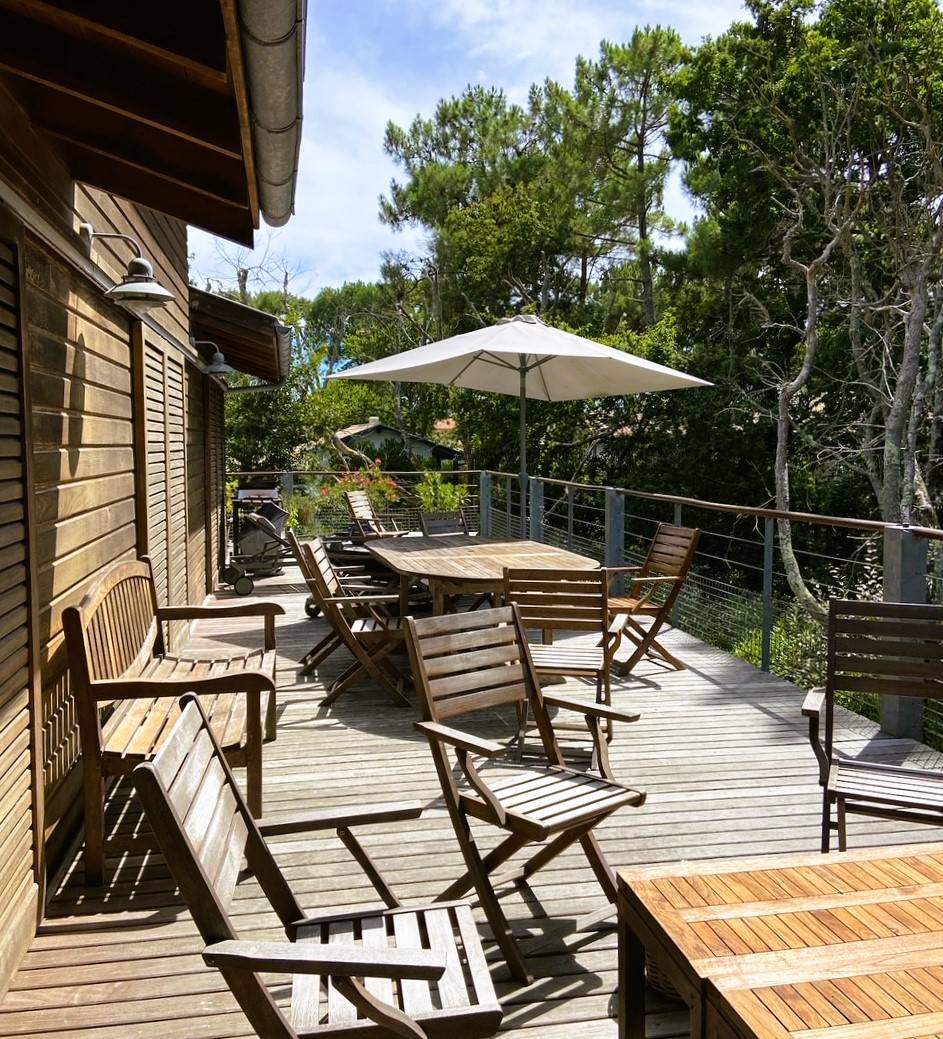 Location rare grande villa au coeur du Moulleau à 50 m de plage - Arcachon Le Moulleau