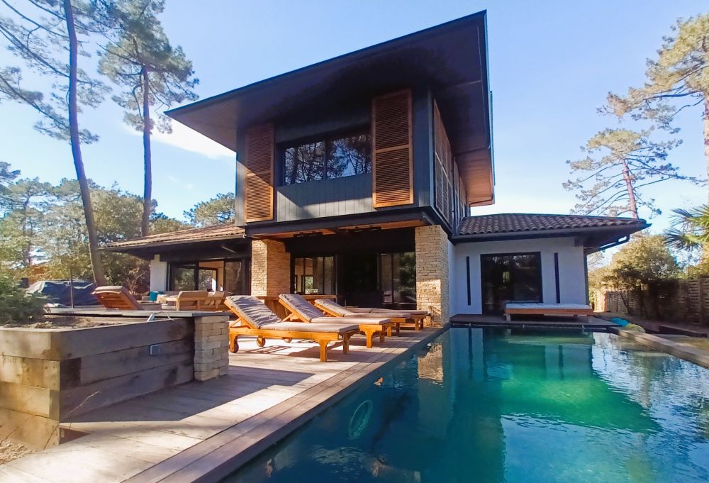 Notre zone d'activité pour ce service Agence immobilière spécialisée dans les locations de villas d'architecte sur Pyla sur Mer